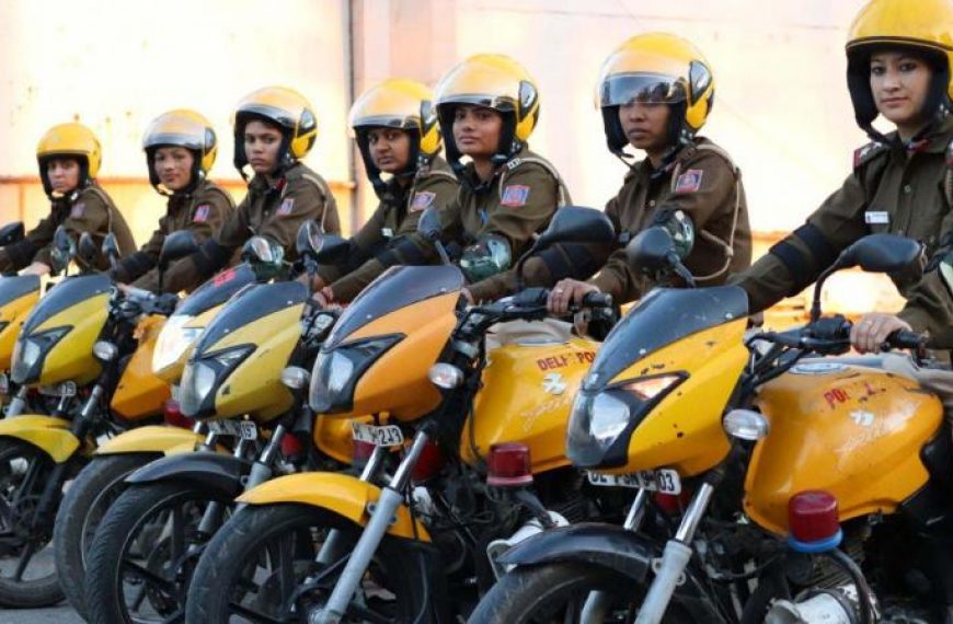 Police women on motorcycles
